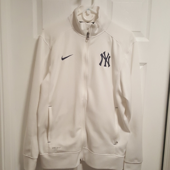 Nike Other - Nike DRI-FIT white Yankees jacket